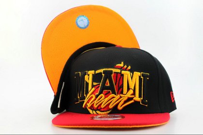 Miami Heat Snapback Hat QH a